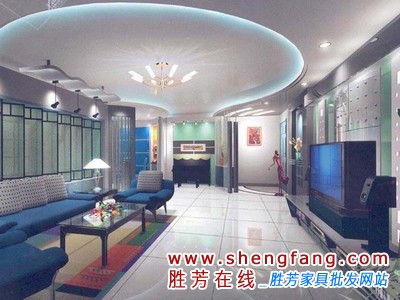打造時尚的客廳吊頂效果