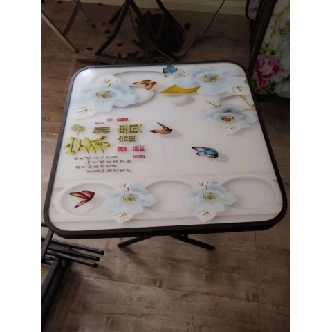 勝芳方圓桌批發(fā) 圓形簡(jiǎn)易折疊餐桌 正方形餐桌 酒店大圓桌 圓形折疊桌 小戶(hù)型家用折疊飯桌 玉振家具