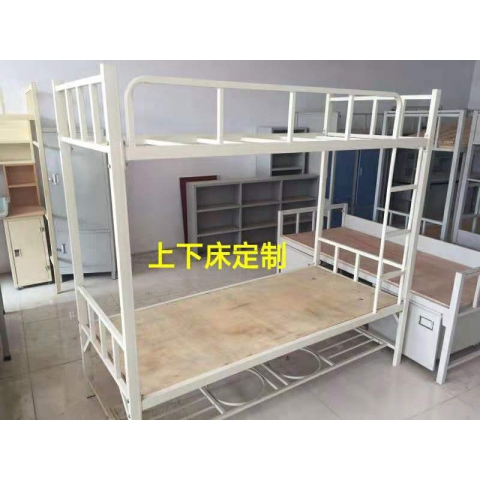 勝芳上下床批發(fā)廠家直銷(xiāo)員工宿舍上下鋪鐵架床鐵床學(xué)生公寓高低床工地雙層鐵床迪雅佳家具