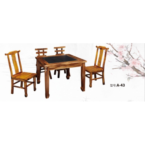 勝芳原生態(tài)火燒木家具批發(fā) 主題酒店桌椅 實(shí)木餐桌餐椅批發(fā) 桌面 戶外實(shí)木餐桌椅 原生態(tài)酒店家具 酒店家具和合家具