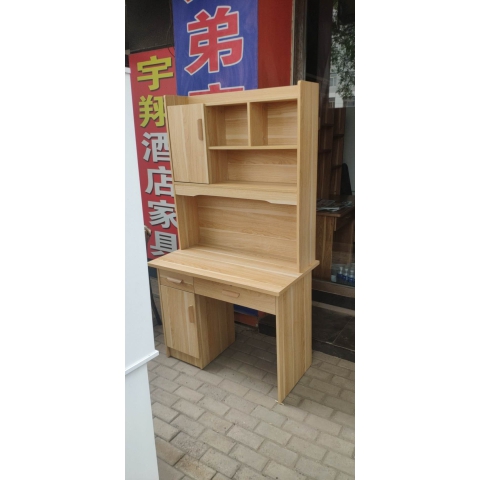 勝芳北歐風實木書桌學習桌兒童課桌帶抽屜簡約帶柜帶門簡易