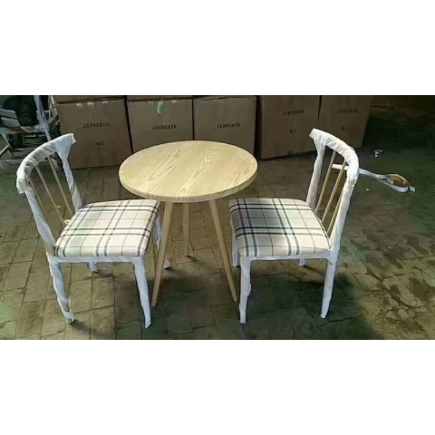 勝芳家具批發(fā)騰凱家具批發(fā)大小桌面桌架連體桌吸塑桌牛角椅