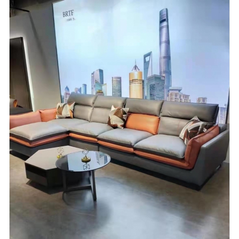 勝芳沙發(fā)批發(fā) 香河沙發(fā)  布藝沙發(fā) 彩色布藝沙發(fā) L型轉(zhuǎn)角貴妃組合 科技布 高密度海綿 羽絨包 圣珂蒂詩(shī)家具