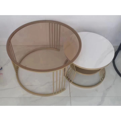 勝芳巖板茶幾批發(fā) 套幾 巖板桌 巖板家具 家用家具  現代 巖板套幾  龍騰家具