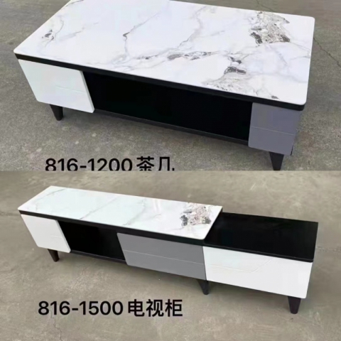 勝芳茶幾電視柜批發(fā)，巖板茶幾電視柜，玻璃茶幾電視柜，板式茶幾電視柜，輕奢家具，時(shí)尚家具，客廳家具，歐式家具，組合家具，冠榮家具！