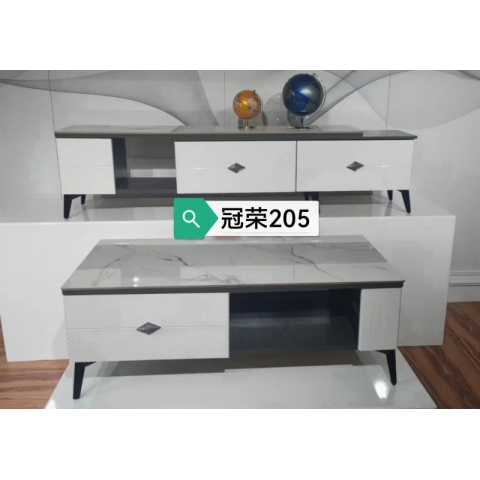 勝芳茶幾電視柜批發(fā)，巖板茶幾電視柜，玻璃茶幾電視柜，板式茶幾電視柜，輕奢家具，時(shí)尚家具，客廳家具，歐式家具，組合家具，冠榮家具！