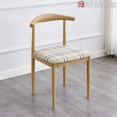 太陽(yáng)椅 大牛角椅 小牛角椅 主題餐桌椅 轉(zhuǎn)印餐桌椅 牛角椅 快餐桌椅 小圓桌 布藝洽談 接待 北歐 咖啡桌椅 HK K字桌紹明家具