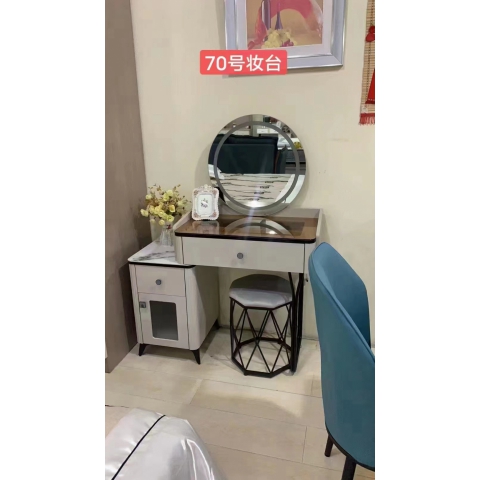勝芳梳妝臺(tái)批發(fā) 現(xiàn)代簡約型 網(wǎng)紅小型化妝桌 輕奢 梳妝臺(tái) 梳妝桌 化妝柜 梳妝臺(tái) 化妝臺(tái) 化妝桌 廣興家具