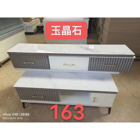 茶幾電視柜客廳茶幾客廳電視整裝，拆裝巖板，玻璃，玉晶石