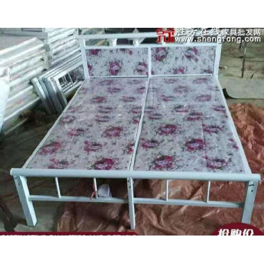 勝芳圓頭兩折床 折疊床 簡易床 午休床 四折床 單人床 陪護(hù)床 鐵藝床 竹板床 龍骨床 單人床批發(fā) 臥室家具 立達(dá)勝強家具