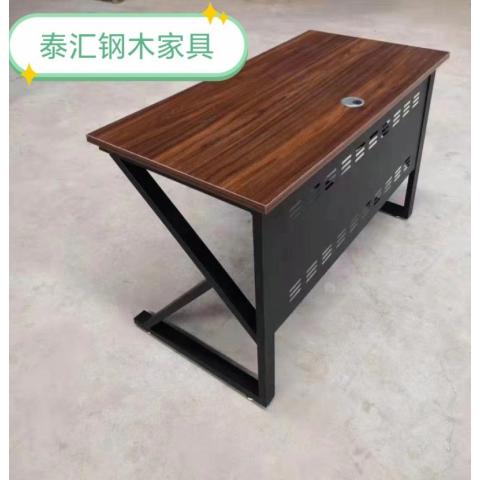 辦公桌電腦桌實(shí)木書桌時尚簡約桌單人位員工桌臺式桌家用桌可定制