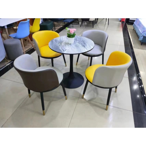 勝芳家具批發(fā)廠家，卡座，巖板桌，酒店桌椅，休閑椅，洽談桌椅，接待桌椅，咖啡桌椅組合  咖啡臺  小圓桌  三件套會客桌椅簡約現(xiàn)代時尚  鑫鵬酒店家具