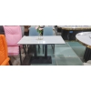 勝芳酒店家具批發(fā) 長(zhǎng)條桌 快餐桌 巖板餐桌 方桌 鑫尚誠(chéng)酒店家具