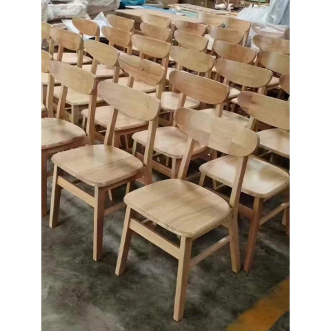 勝芳橡膠木，純實木餐桌椅，利民家具