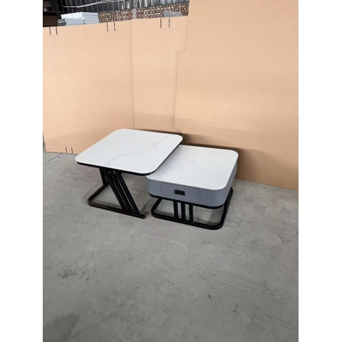 勝芳巖板茶幾批發(fā) 套幾 巖板桌 巖板家具 家用家具  現(xiàn)代 巖板套幾  龍騰家具