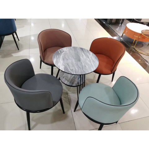 勝芳家具批發(fā)廠家，卡座，巖板桌，酒店桌椅，休閑椅，洽談桌椅，接待桌椅，咖啡桌椅組合  咖啡臺  小圓桌  三件套會客桌椅簡約現(xiàn)代時尚  漫麗家具