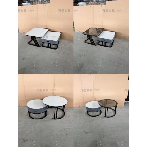 勝芳巖板茶幾批發(fā)   箱體茶幾  組合圓茶幾 簡約  網(wǎng)紅茶幾  輕奢茶幾  巖板茶幾  鐵藝茶幾  萬鵬家具