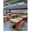 勝芳快餐桌批發(fā)鋼木餐桌 鋼木餐桌椅 食堂餐桌 飯店餐桌 小吃店餐桌 學(xué)校餐桌 鋼木家具 酒店家具桌椅 餐廚家具工程定制 鑫歐俊家具